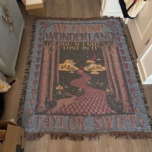 Taylor Swift Wonderland Woven Blanket